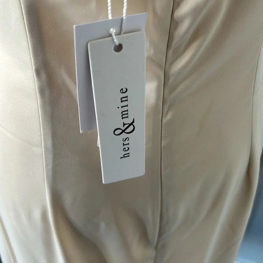 Hers & Mine Marsielle Dress Taupe - Picture 3 of 4